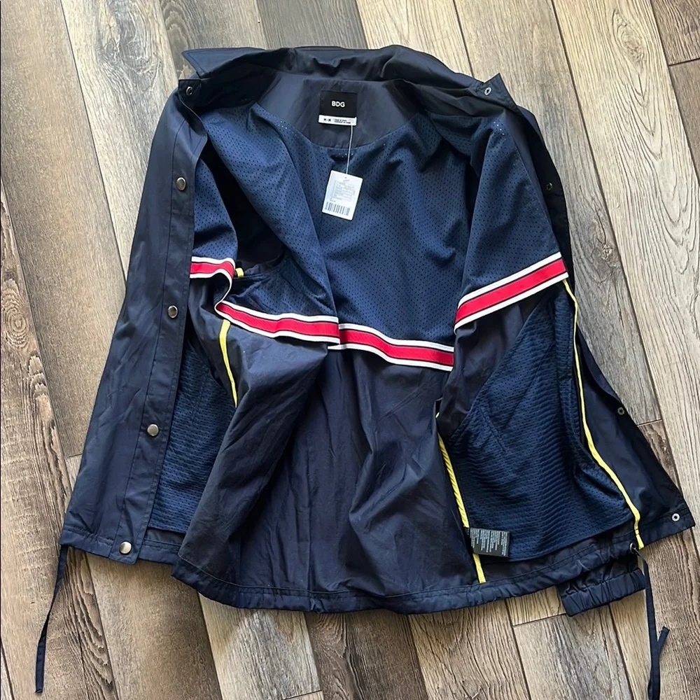 Navy Coach Jacket - Picture 4 of 8